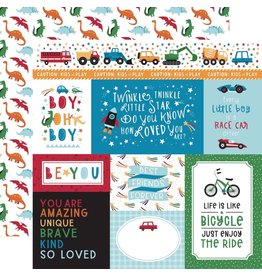 ECHO PARK PAPER ECHO PARK PLAY ALL DAY BOY MULTI JOURNALING CARDS 12x12 CARDSTOCK