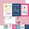 ECHO PARK PAPER ECHO PARK PLAY ALL DAY GIRL 4x6 JOURNALING CARDS 12x12 CARDSTOCK
