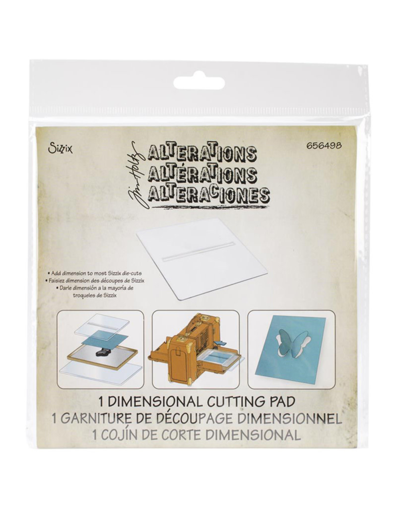 SIZZIX SIZZIX TIM HOLTZ DIMENSIONAL CUTTING PAD