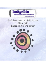 INDIGO BLU INDIGOBLU COLLECTOR'S EDITION NO. 52 SUNSHINE FLOWER A7 CLING STAMP