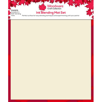 WOODWARE 6x6 INK BLENDING MAT SET 2/PK
