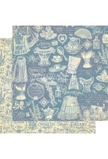 GRAPHIC 45 GRAPHIC 45 COTTAGE LIFE COLLECTION DARE TO DREAM 12x12 CARDSTOCK