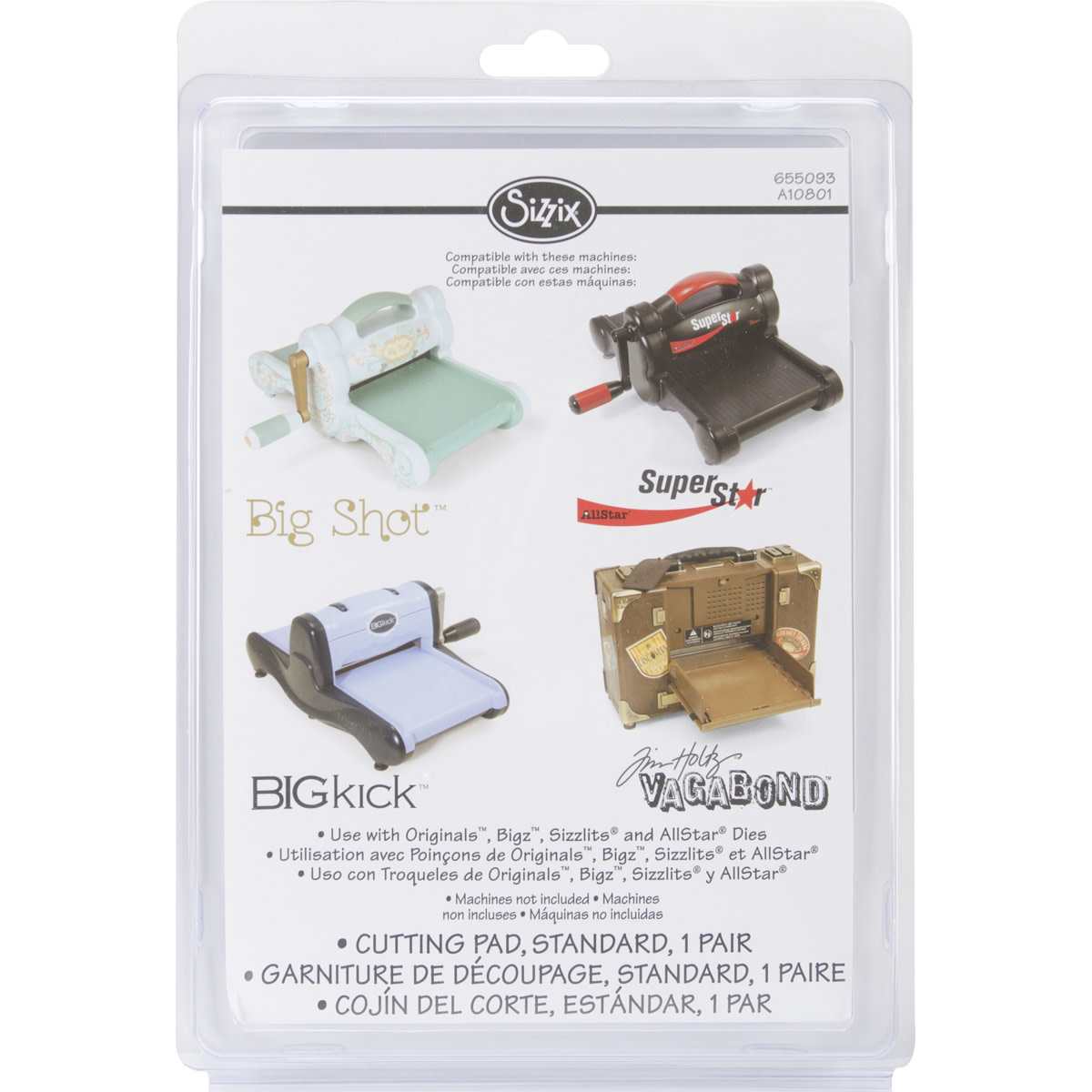 SIZZIX SIZZIX BIG SHOT STANDARD CUTTING PADS 2PK
