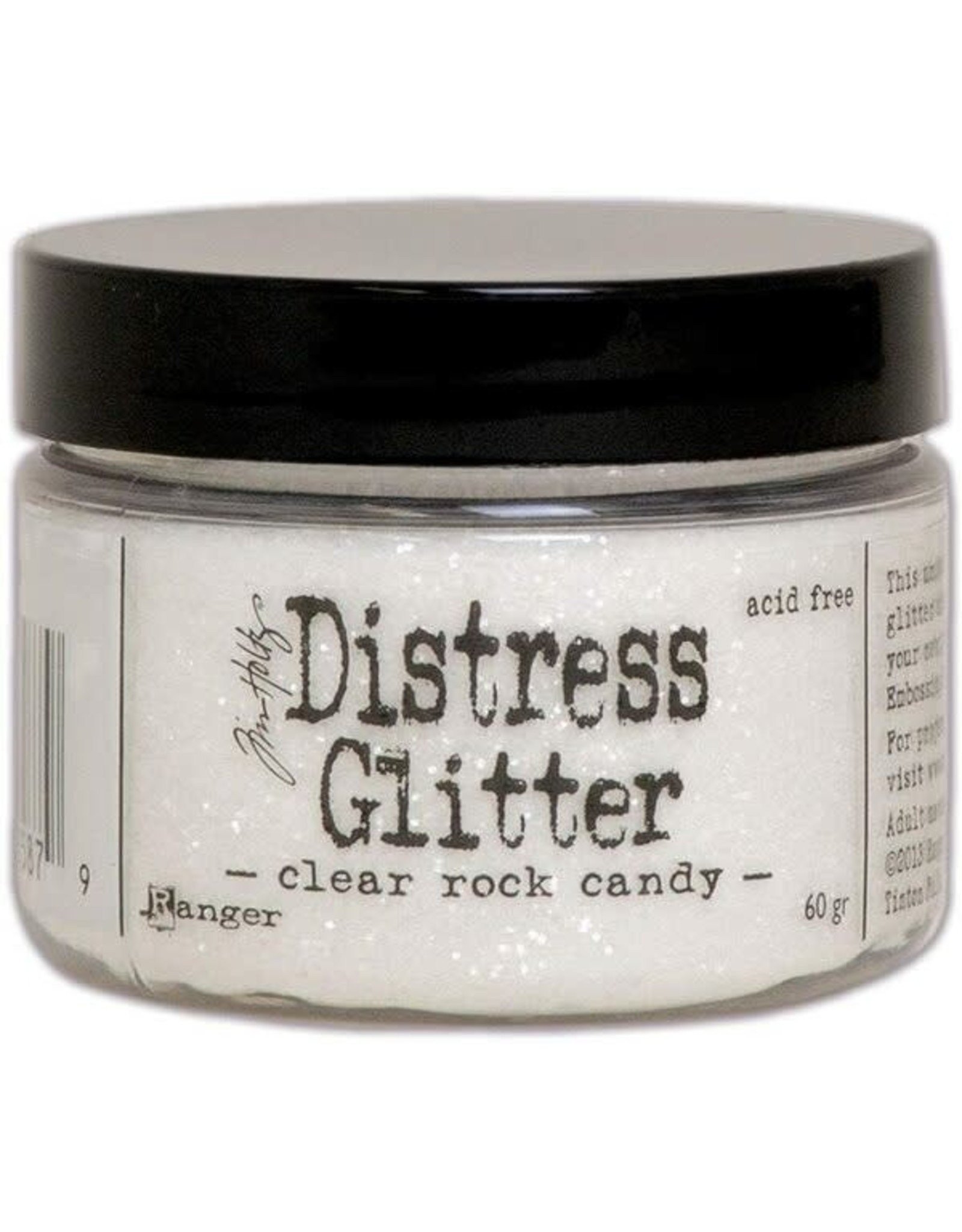 RANGER TIM HOLTZ DISTRESS GLITTER CLEAR ROCK CANDY 3OZ