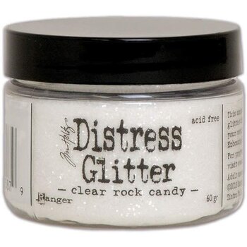 RANGER TIM HOLTZ DISTRESS GLITTER CLEAR ROCK CANDY 3OZ