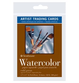 STRATHMORE STRATHMORE WATERCOLOR 2.5X3.5 ARTIST TRADING CARDS 10/PK