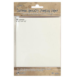 RANGER TIM HOLTZ DISTRESS PAPER SPECIALTY STAMPING 4.25X5.5 20PK