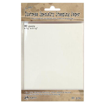 RANGER TIM HOLTZ DISTRESS PAPER SPECIALTY STAMPING 4.25X5.5 20PK