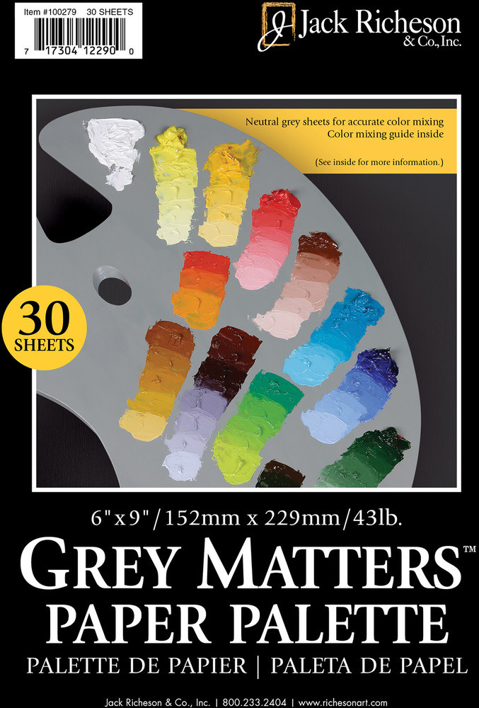 JACK RICHESON GREY MATTERS 6x9 PAPER PALETTE