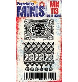 PAPER ARTSY PAPER ARTSY MINIS MN113 CLING STAMP