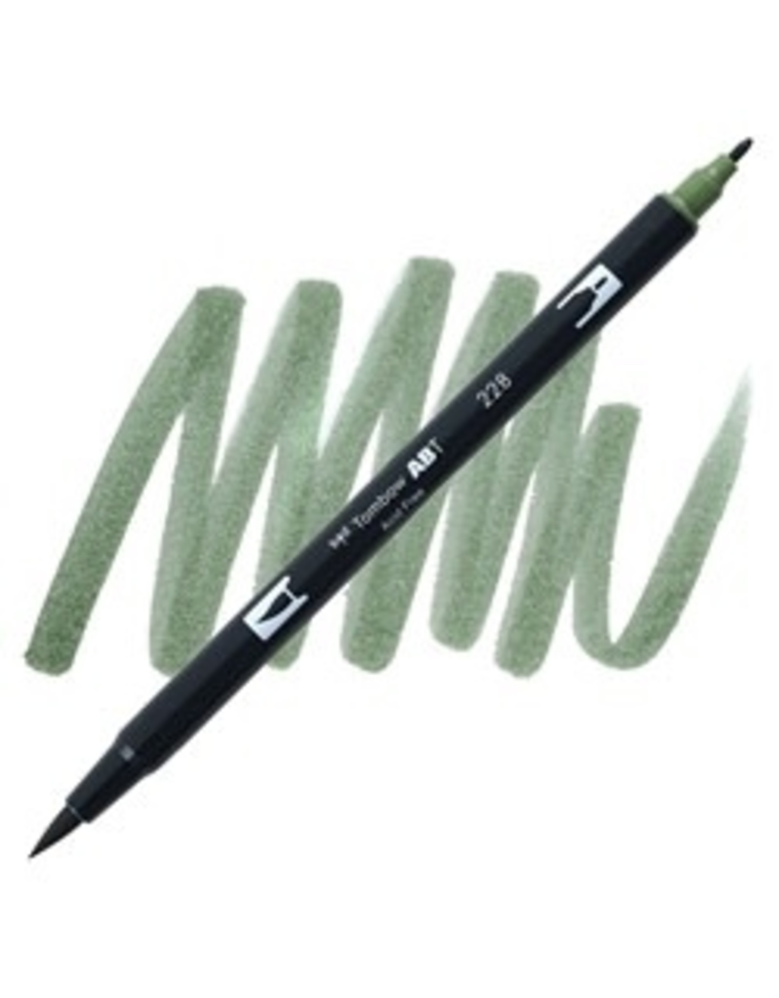 TOMBOW TOMBOW ABT-228 GREY GREEN DUAL BRUSH MARKER