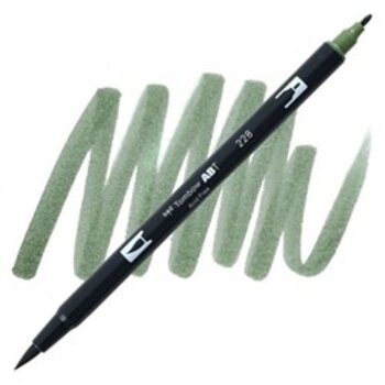 TOMBOW TOMBOW ABT-228 GREY GREEN DUAL BRUSH MARKER