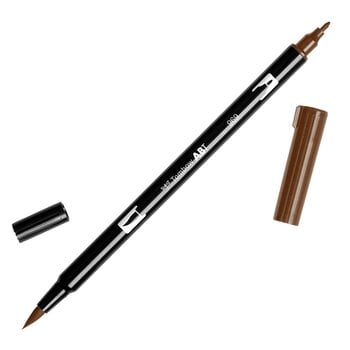 TOMBOW TOMBOW ABT-969 CHOCOLATE DUAL BRUSH MARKER