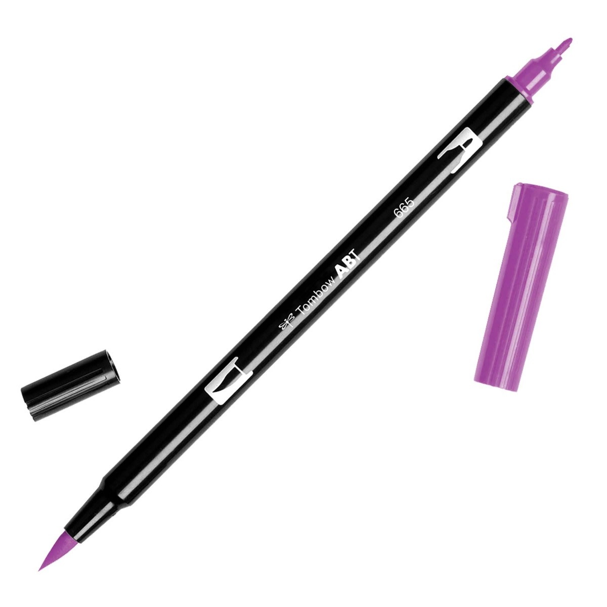 TOMBOW TOMBOW ABT-665 PURPLE DUAL BRUSH MARKER