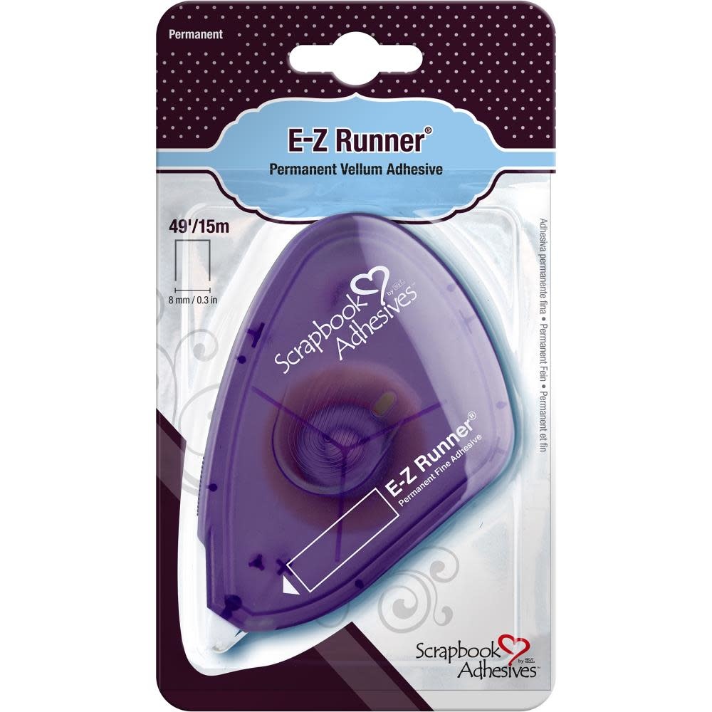 3L SCRAPBOOK ADHESIVES E-Z RUNNER PERMANENT VELLUM DOUBLE-SIDED ADHESIVE