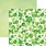 PAPER HOUSE PRODUCTIONS PAPER HOUSE GREEN WATERCOLOR POLKA DOTS 12X12 CARDSTOCK