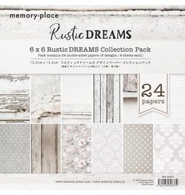 MEMORY-PLACE MEMORY-PLACE RUSTIC DREAMS 6x6 COLLECTION PACK 24 SHEETS