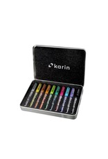 Karin Deco Brush Metallic Permanent Markers, Set of 10 