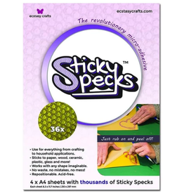 ECSTASY CRAFTS ECSTASY CRAFTS STICKY SPECKS A4 8.3X11.7'' 4PC