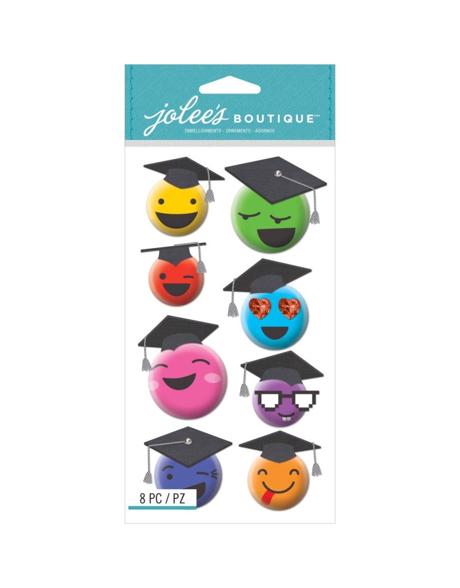 JOLEE’S JOLEE'S BOUTIQUE GRADUATION EMOJI DIMENSIONAL STICKERS