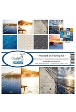 REMINISCE REMINISCE HOOKED ON FISHING 12x12 COLLECTION KIT