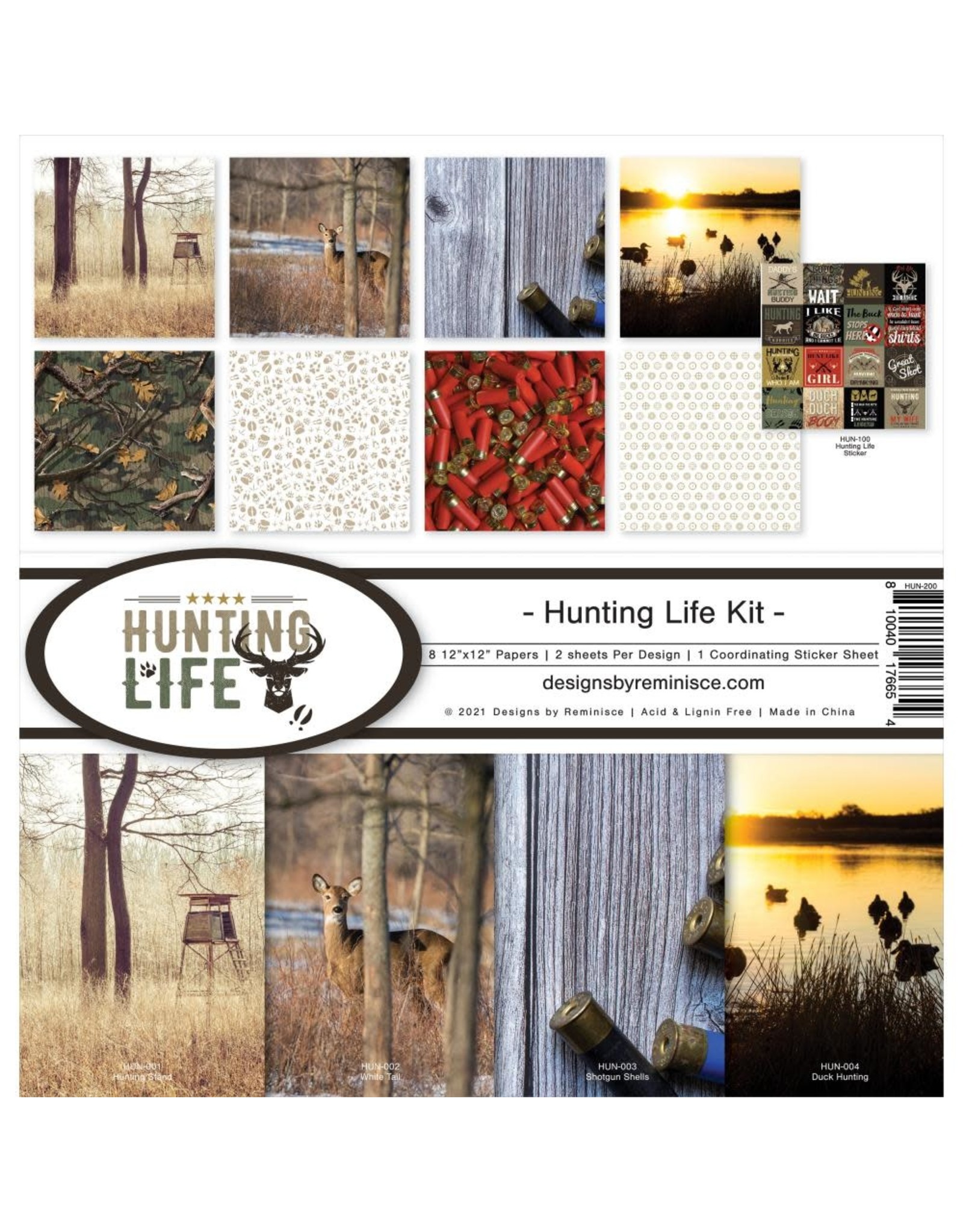 REMINISCE REMINISCE HUNTING LIFE 12x12 COLLECTION KIT