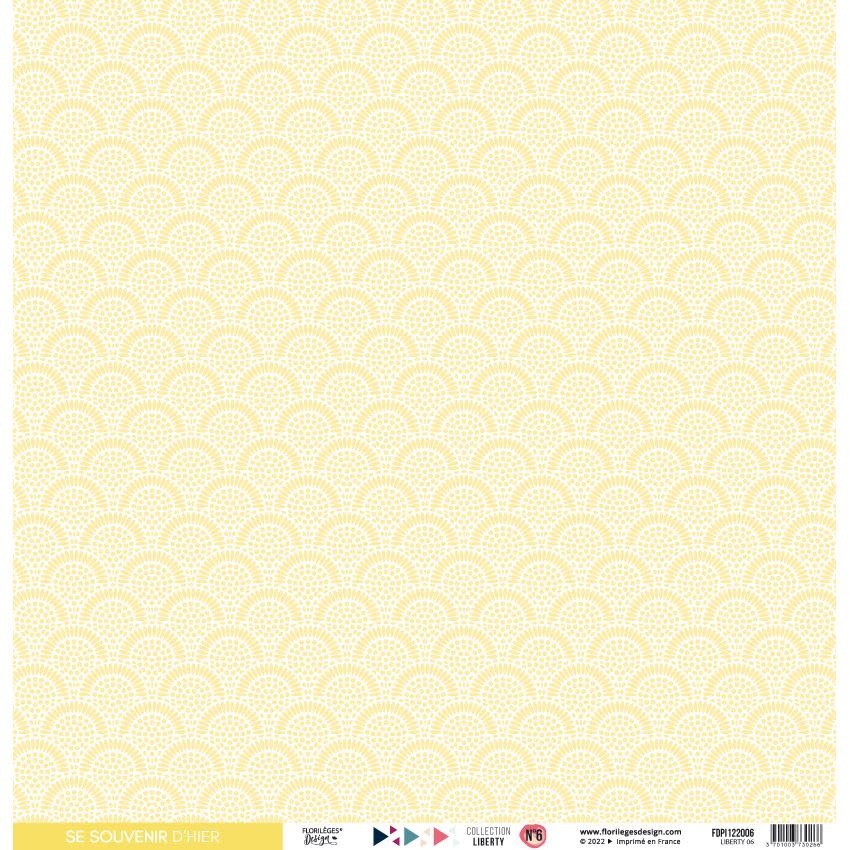 FLORILÈGES DESIGNS FLORILÈGES DESIGN LIBERTY COLLECTION #6 12x12 CARDSTOCK