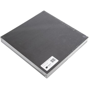 GRAFIX MEDIUM WEIGHT BLACK 12X12 CHIPBOARD SHEETS