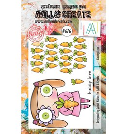 AALL & CREATE AALL & CREATE JANET KLEIN #676 BUNNY LOVE A7 ACRYLIC STAMP SET