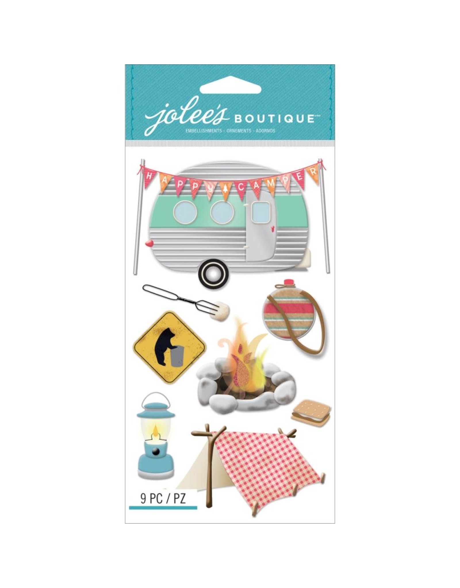JOLEE’S JOLEE'S CAMPING DIMENSIONAL STICKERS