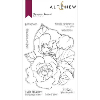 ALTENEW ALTENEW MIDSUMMER BOUQUET CLEAR STAMP SET