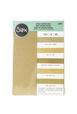 SIZZIX SIZZIX GOLD OPULENT CARDSTOCK PACK 5 TYPES/50 SHEETS
