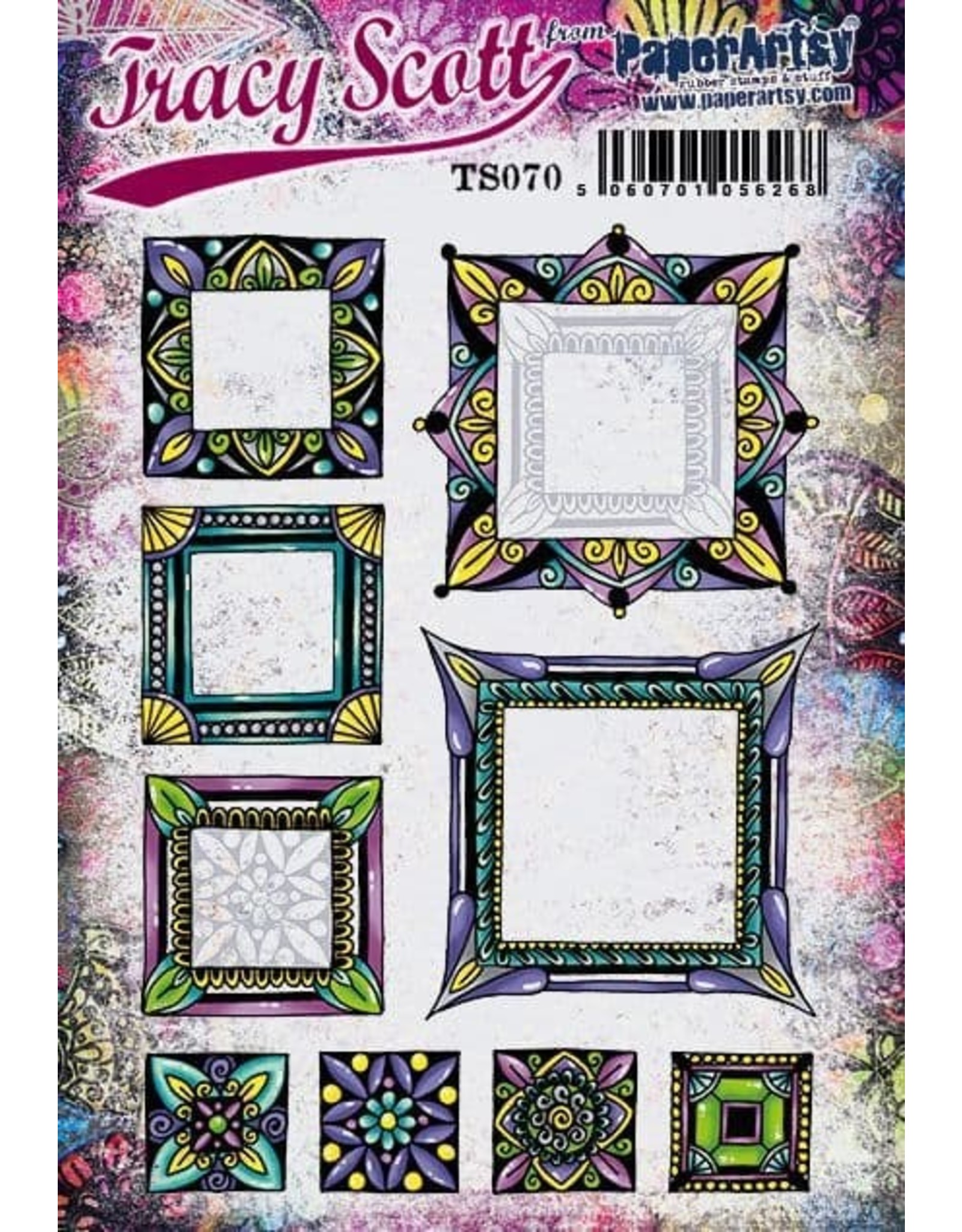 PAPER ARTSY PAPER ARTSY TRACY SCOTT TS070 CLING STAMP SET