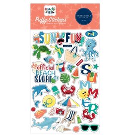 CARTA BELLA CARTA BELLA STEVEN DUNCAN BEACH PARTY PUFFY STICKERS