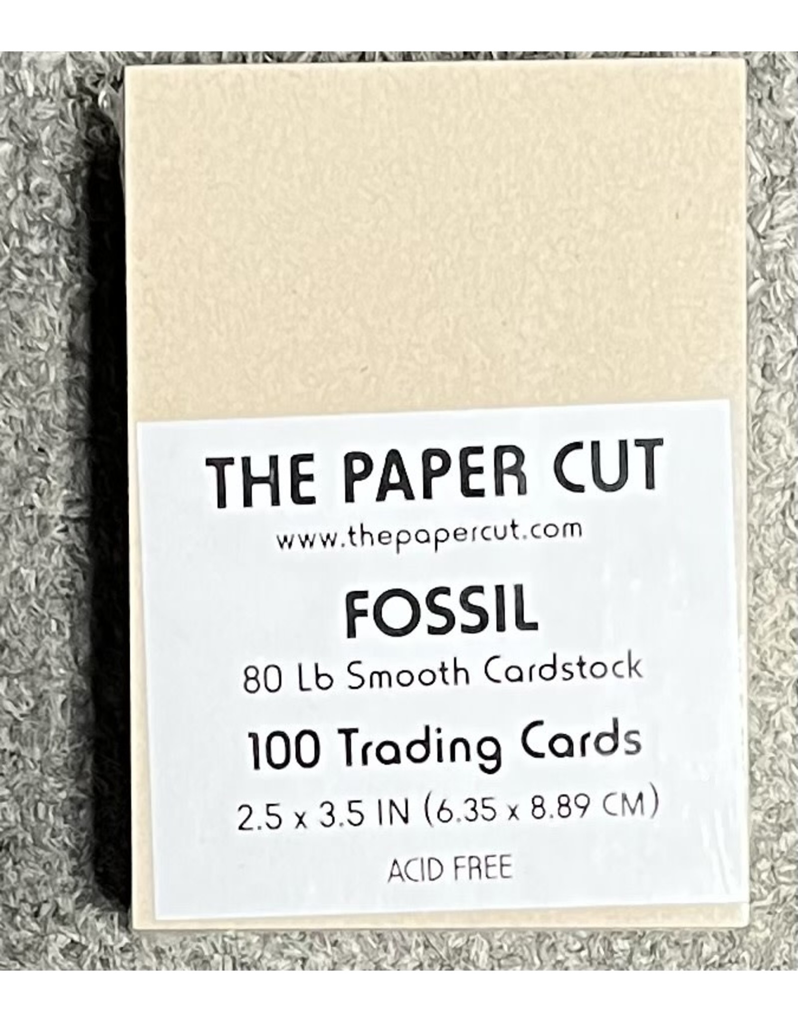 PAPER CUT PAPER CUT FOSSIL TRADING CARDS 2.5x3.5 100/PK