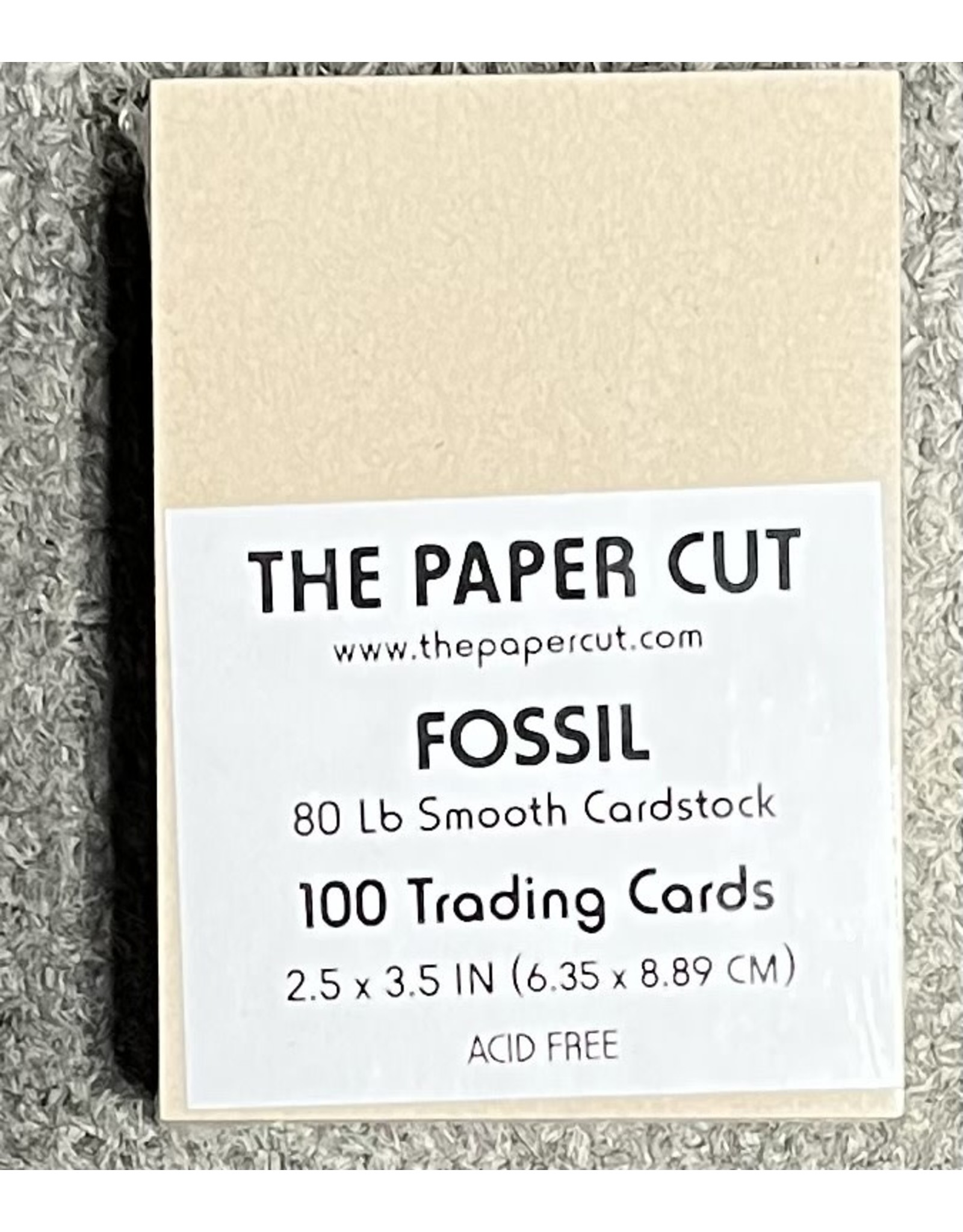 PAPER CUT THE PAPER CUT FOSSIL TRADING CARDS 2.5x3.5 100/PK