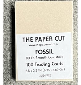 PAPER CUT PAPER CUT FOSSIL TRADING CARDS 2.5x3.5 100/PK