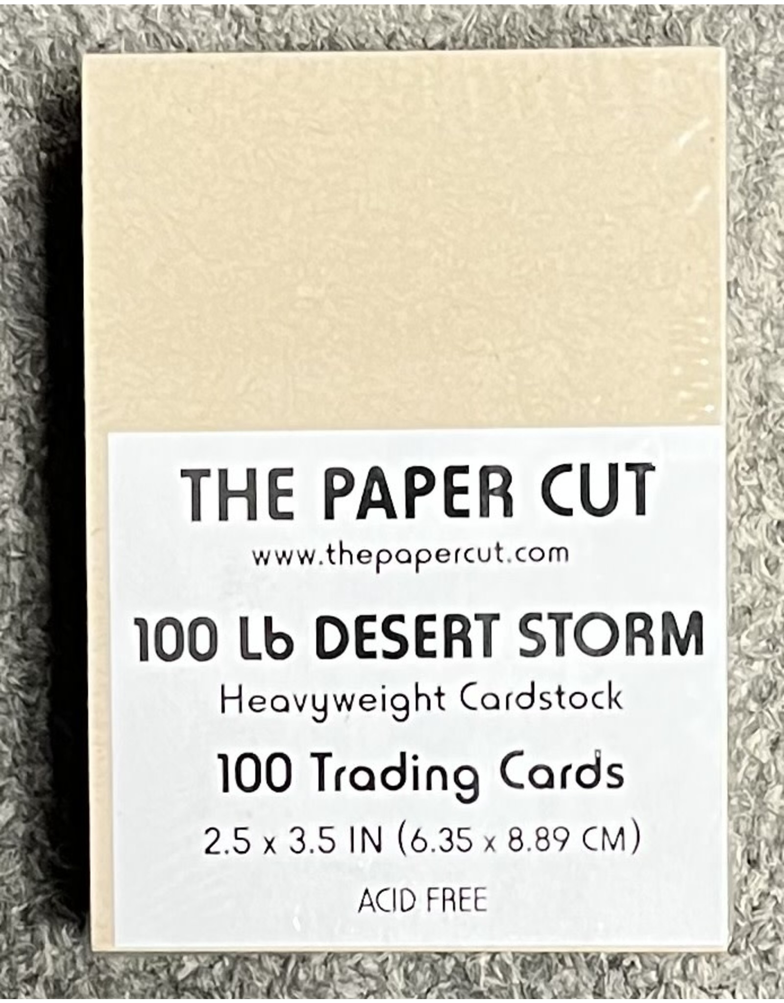 PAPER CUT THE PAPER CUT DESERT STORM TRADING CARDS 2.5x3.5 100/PK
