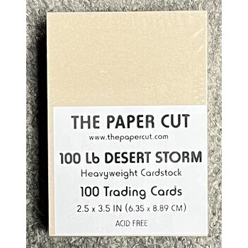 PAPER CUT THE PAPER CUT DESERT STORM TRADING CARDS 2.5x3.5 100/PK