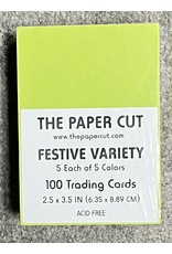 PAPER CUT THE PAPER CUT FESTIVE VARIETY TRADING CARDS 2.5x3.5 100/PK