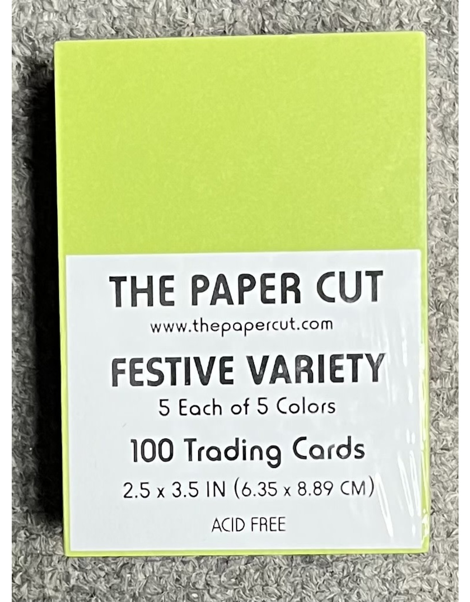PAPER CUT THE PAPER CUT FESTIVE VARIETY TRADING CARDS 2.5x3.5 100/PK