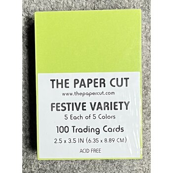 PAPER CUT THE PAPER CUT FESTIVE VARIETY TRADING CARDS 2.5x3.5 100/PK
