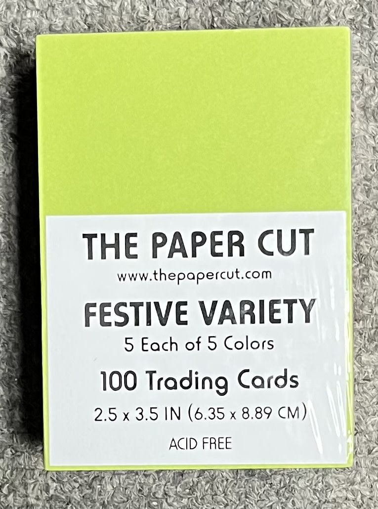 PAPER CUT THE PAPER CUT FESTIVE VARIETY TRADING CARDS 2.5x3.5 100/PK