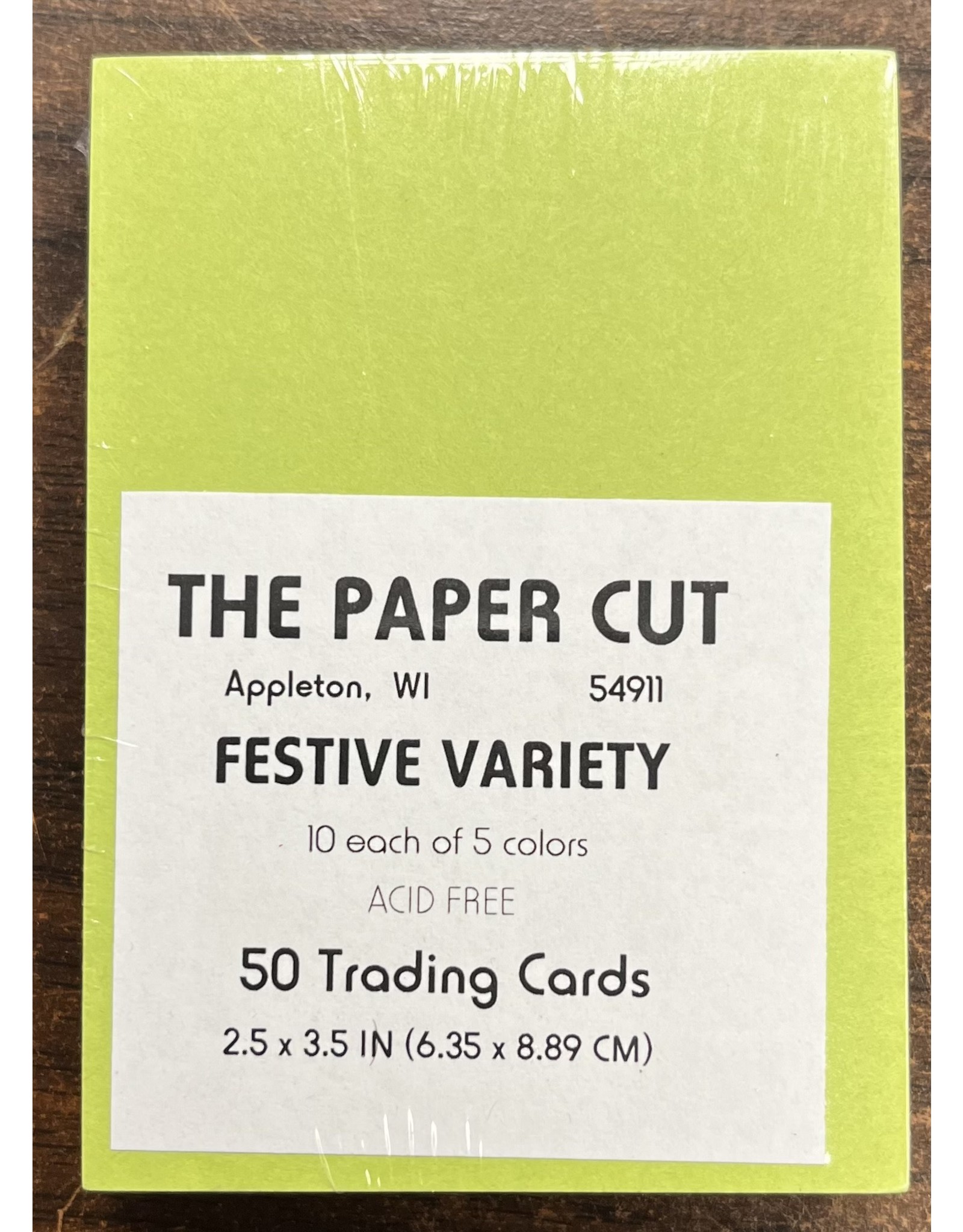 PAPER CUT THE PAPER CUT FESTIVE VARIETY TRADING CARDS 2.5x3.5 50/PK