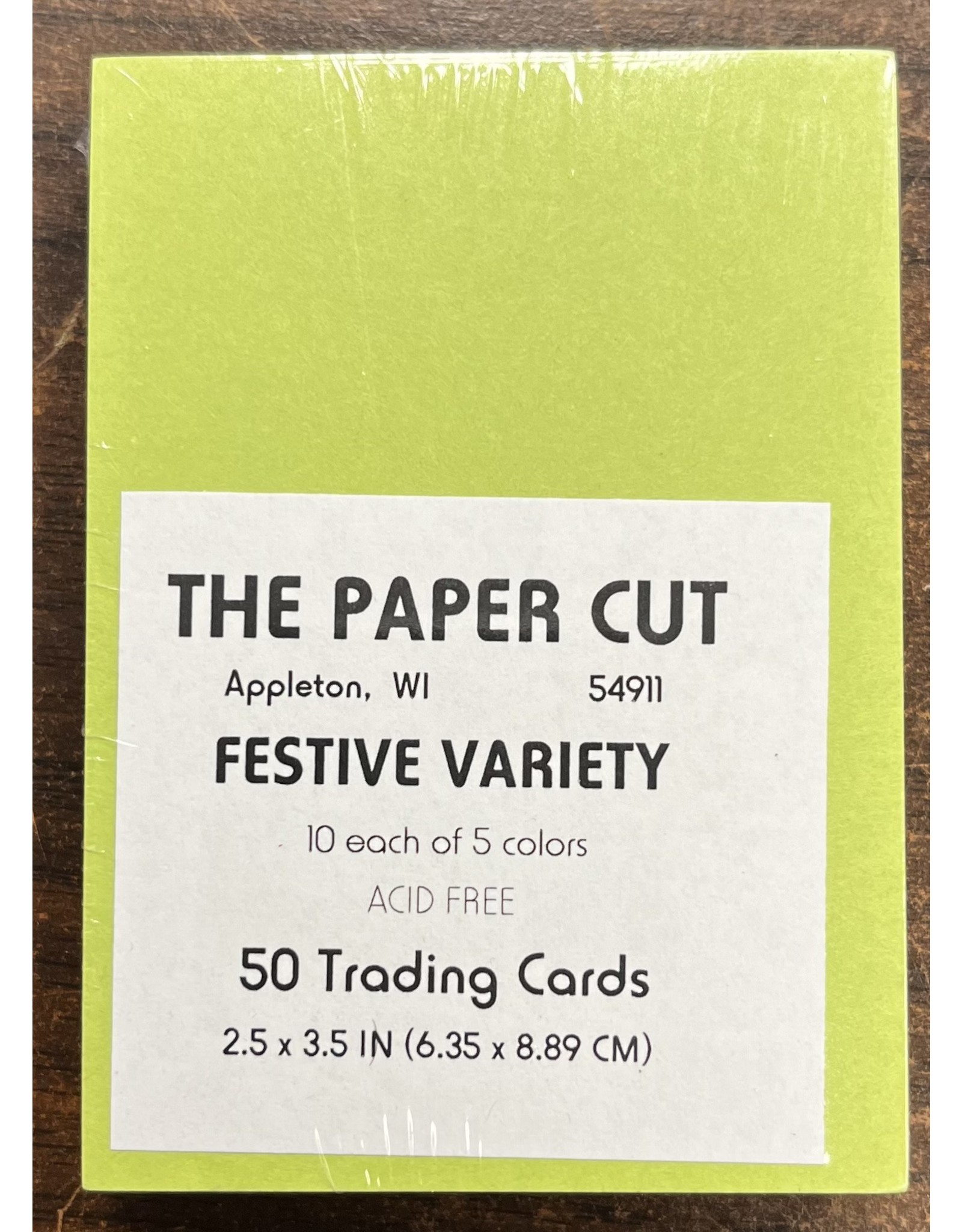PAPER CUT THE PAPER CUT FESTIVE VARIETY TRADING CARDS 2.5x3.5 50/PK