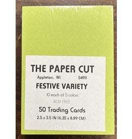 PAPER CUT THE PAPER CUT FESTIVE VARIETY TRADING CARDS 2.5x3.5 50/PK