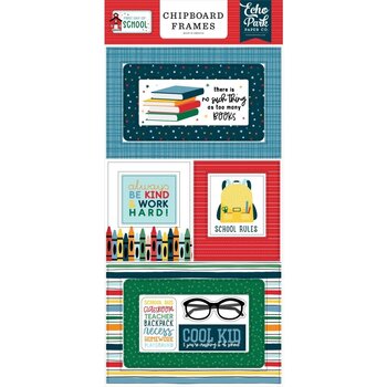 ECHO PARK PAPER ECHO PARK FIRST DAY OF SCHOOL 6x13 CHIPBOARD FRAMES