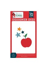 ECHO PARK PAPER ECHO PARK FIRST DAY OF SCHOOL APPLE AND STARS DIE SET ECHO PARK PAPER ECHO PARK FIRST DAY OF SCHOOL APPLE AND STARS DIE SET