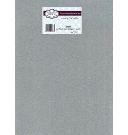 CREATIVE EXPRESSIONS CREATIVE EXPRESSIONS FOUNDATIONS STEEL PEARL CARD 230gsm 20/PK