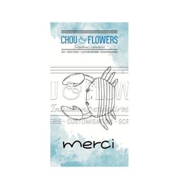 CHOU & FLOWERS CHOU & FLOWERS COLLECTION NAUTIQUE LE CRABE CLEAR STAMP SET